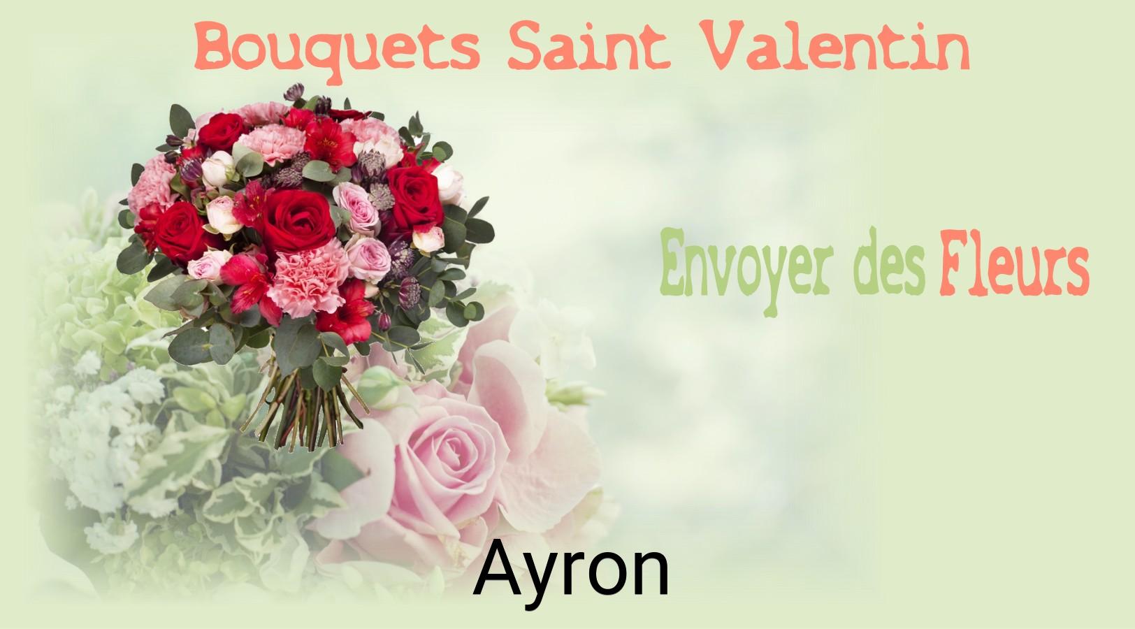 Roses de Saint-Valentin livrées à Ayron